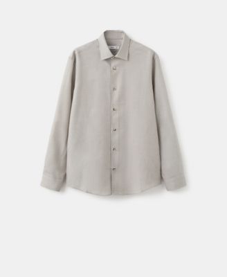 Men's Lyocell Striped Regular-Fit Shirt