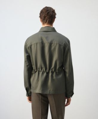 Men's Ruched-Back Lyocell Jacket