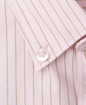 Men's Cotton Striped Relaxed-Fit Shirt