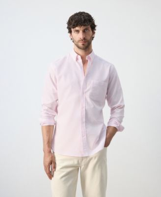 Men's Cotton Regular-Fit Oxford Shirt