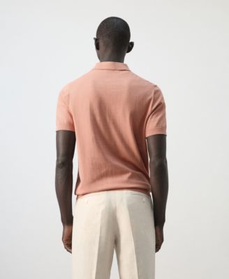 Men's Cotton Fine-Knit Polo Shirt