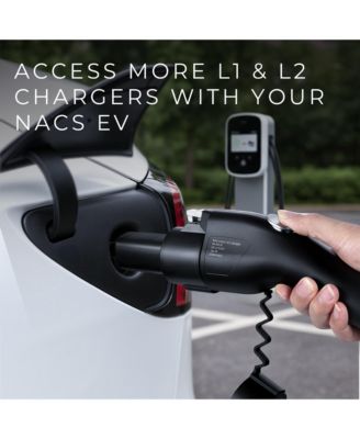 J1772 to NACS EV Charging Adapter 80A (240V AC) - UL 2252 Certified