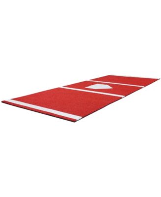 10 x 3.8 Ft Baseball Hitting Mat with Home Plate