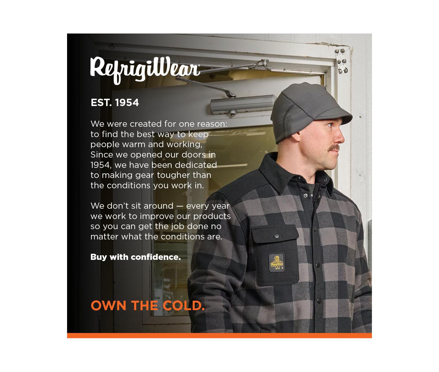 Мужская шапка RefrigiWear Beanie with Visor, цвет: Серый — фото 6