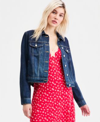Women's Cotton Denim Trucker Jacket