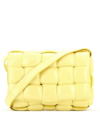 Cassette Crossbody Bag Padded Maxi Intrecciato Leather