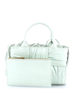 Mini Arco Tote Maxi Intrecciato Plisse Leather