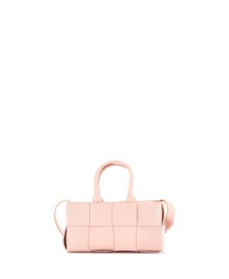 East West Arco Top Handle Shoulder Bag Maxi Intrecciato Leather