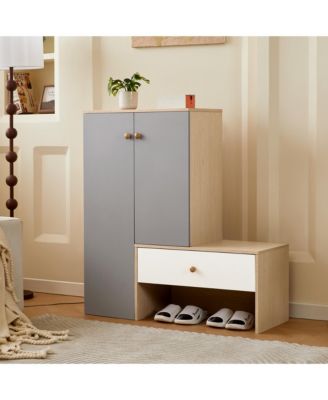 Modern Multi-functional Storage Shoe Cabinets with Adjustable Shelves