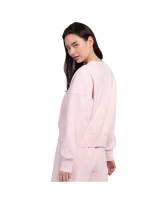 Women's Light Pink Cleveland Cavaliers Pastel Boxy Sweatshirt