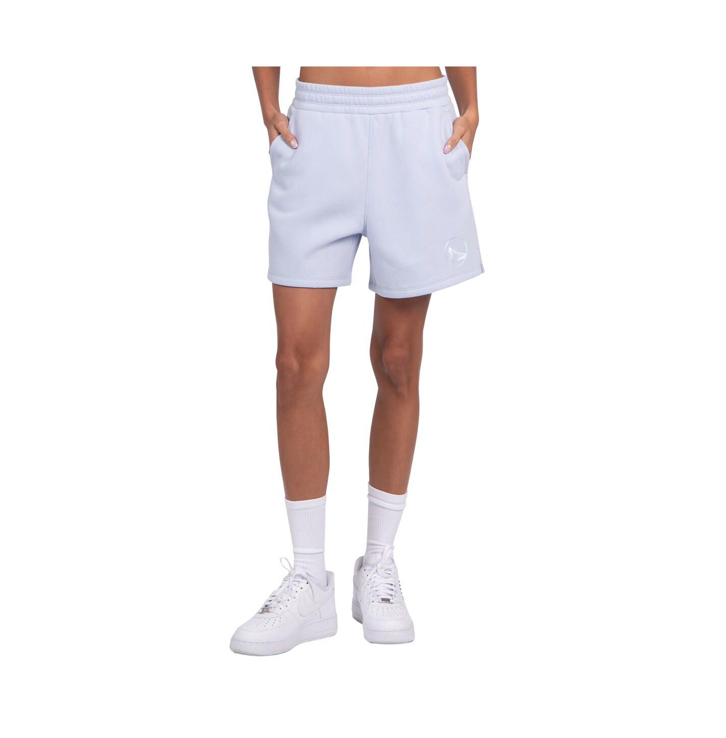 Женские шорты Starter Blue Golden State Warriors Pastel High Waisted — фото 1