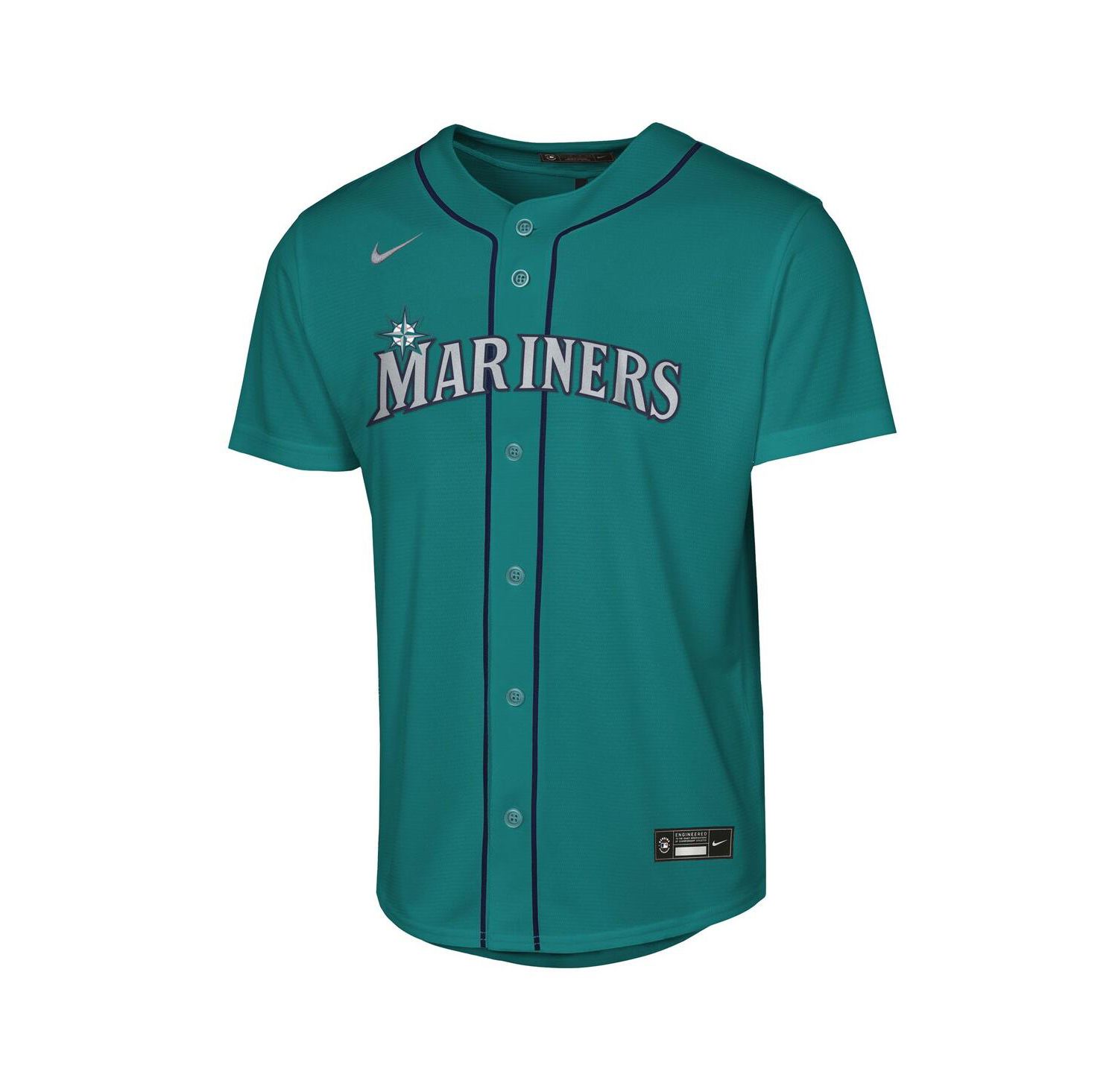 Big Boys and Girls Cal Raleigh Teal Seattle Mariners Alternate Replica Jersey