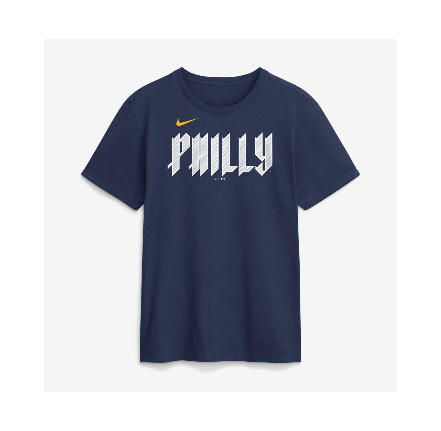 Men's Navy Philadelphia Phillies City Connect Large Logo T-Shirt