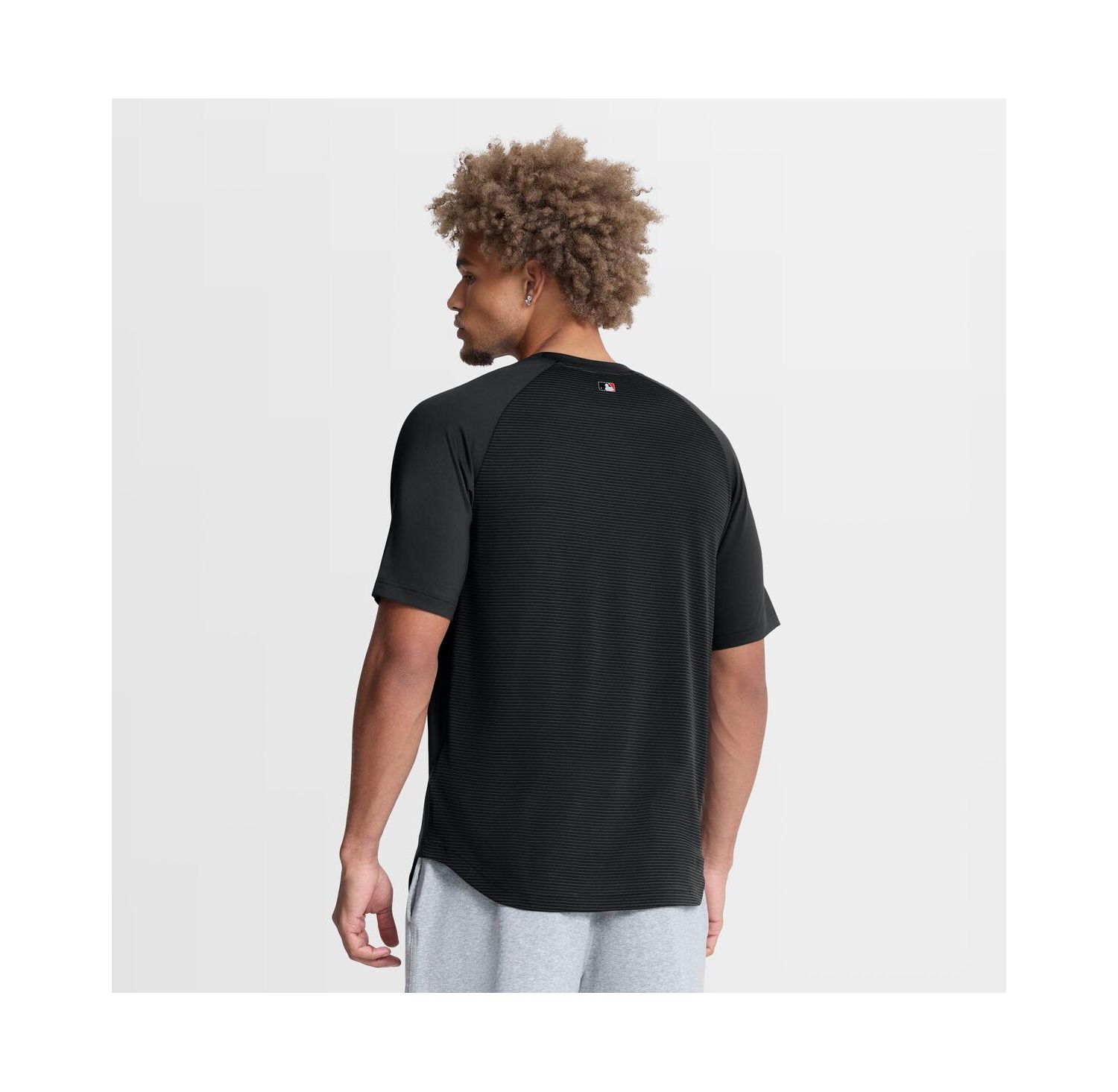 Men's Black Baltimore Orioles Authentic Collection Batting Practice Pre-Game Raglan Dri-FIT T-Shirt