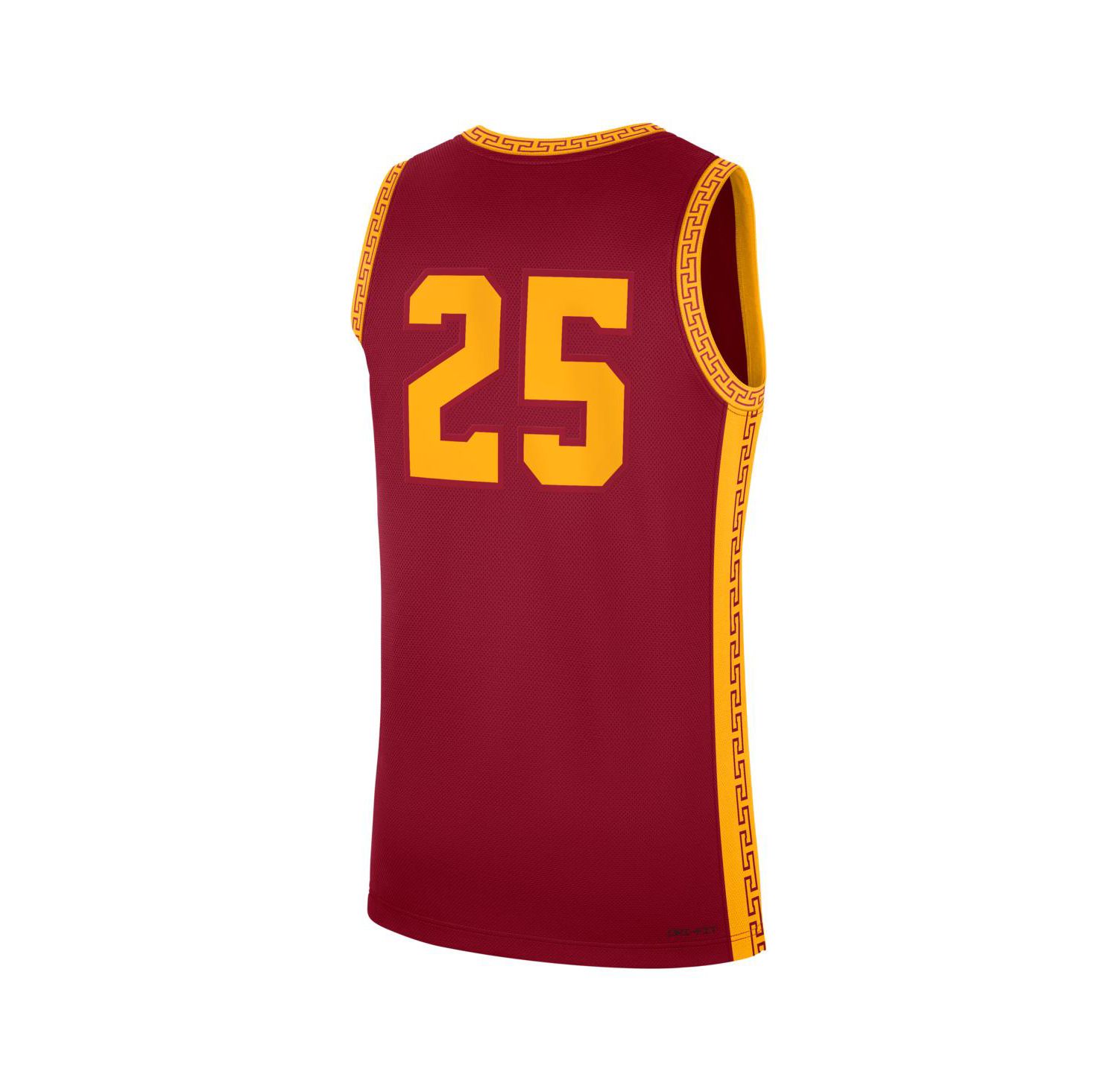 Men's 25 Cardinal USC Trojans Road Replica Basketball Jersey