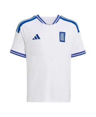 Big Boys and Girls White Greece National Team FIFA x World Cup 2026 Replica Jersey