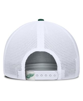 Men's Green/White Detroit Red Wings Bermuda A-Frame Adjustable Hat