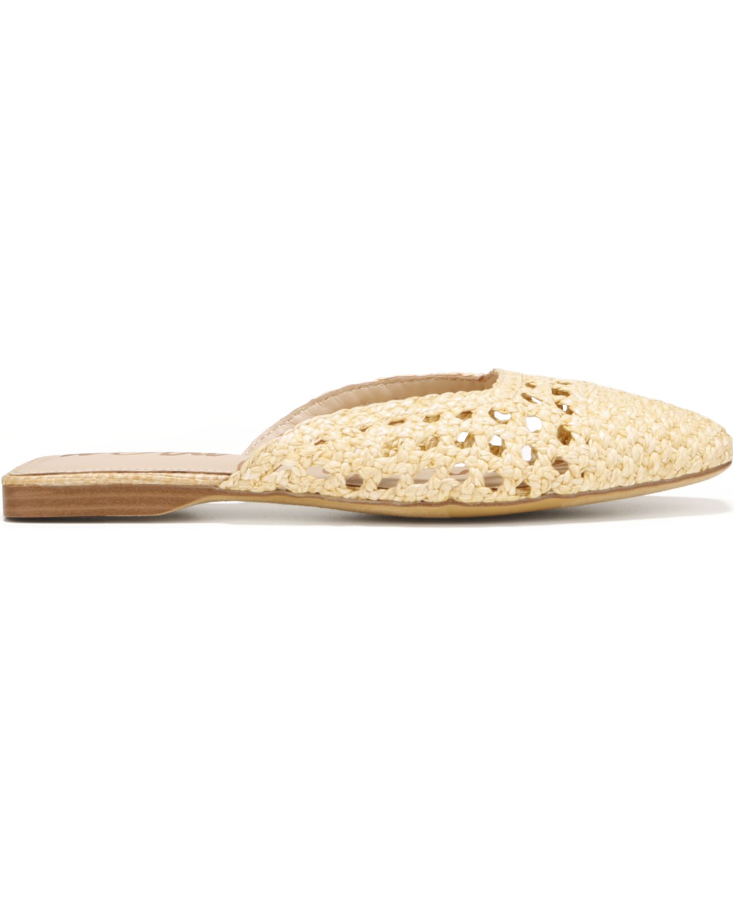 Женские сабо Sam Edelman Nola Slip-On Mule Flats, цвет: Выбеленный искусственный — фото 2