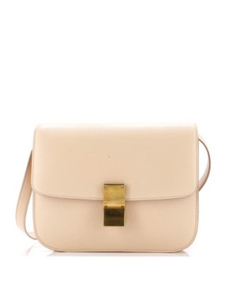 Medium Classic Box Bag Grainy Leather