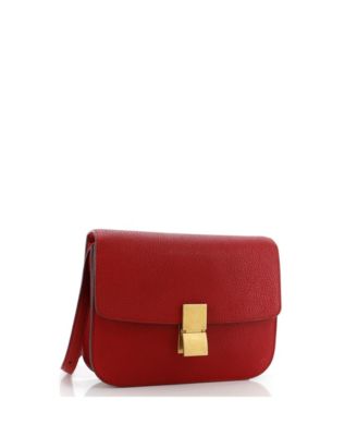 Medium Classic Box Bag Grainy Leather