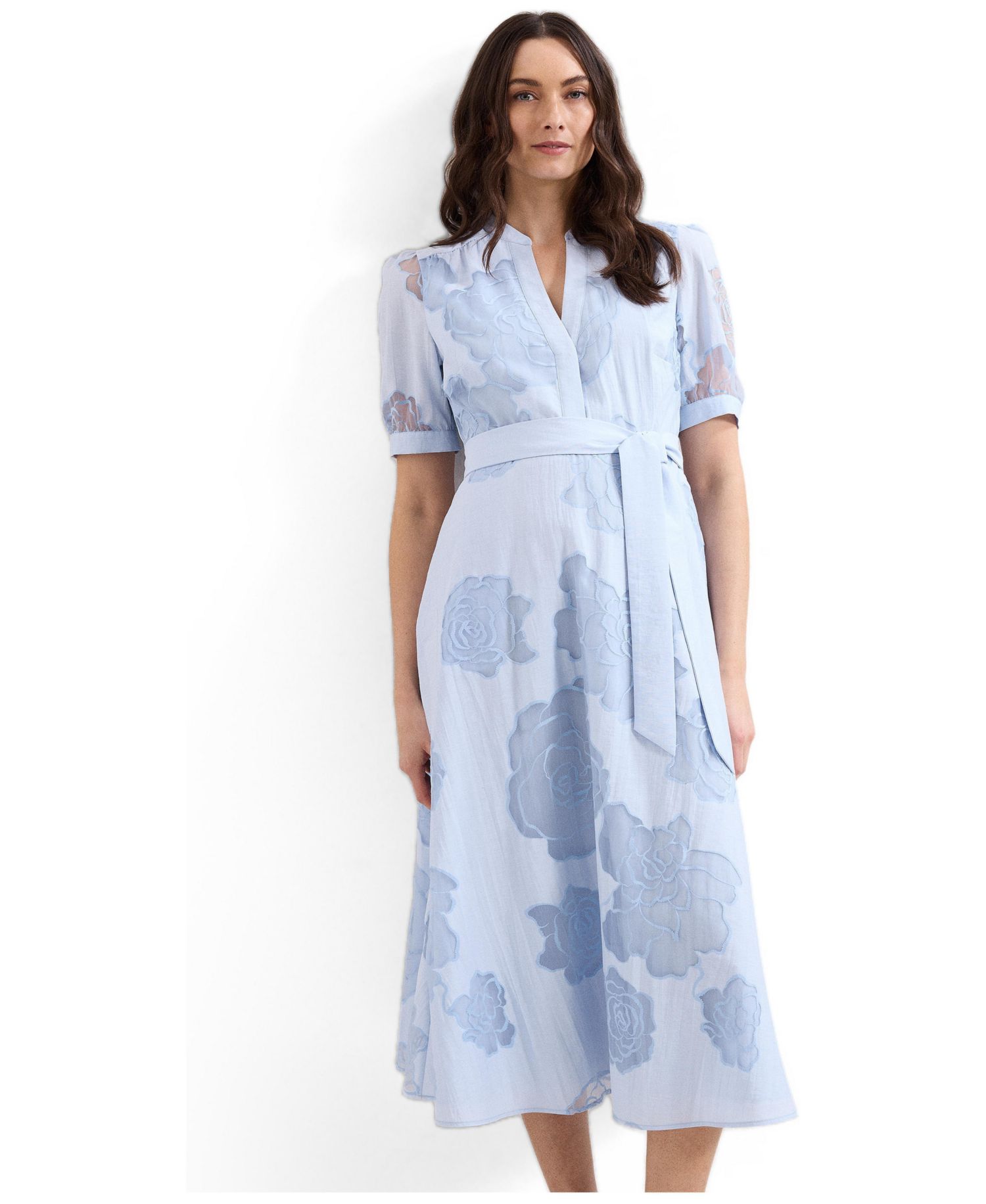 Women's Queenie Belted Midi Dress