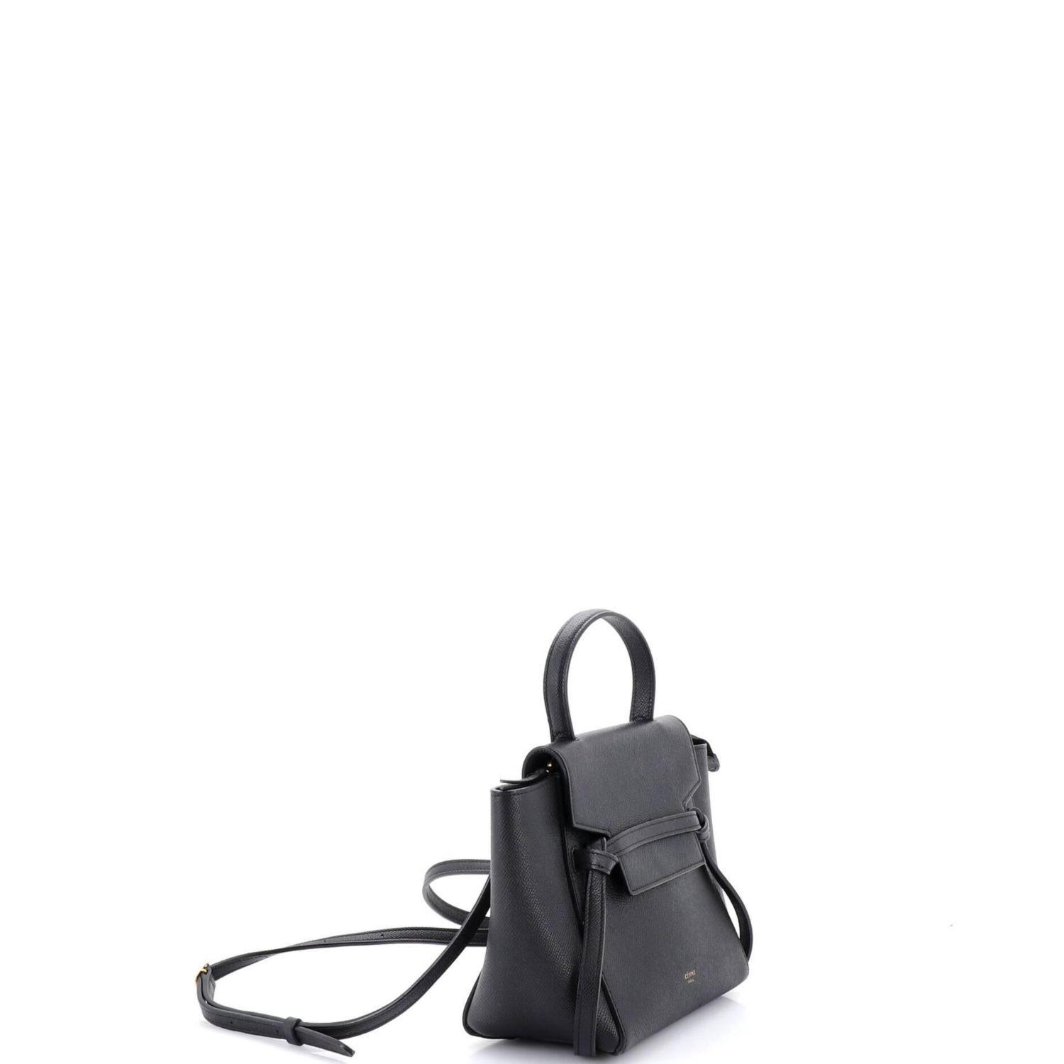 Nano Belt Bag Textured Leather