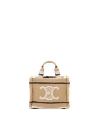 Small Cabas Thais Tote Striped Jacquard Textile
