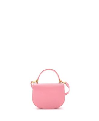 Mini Triomphe Besace Clea Top Handle Flap Bag Leather