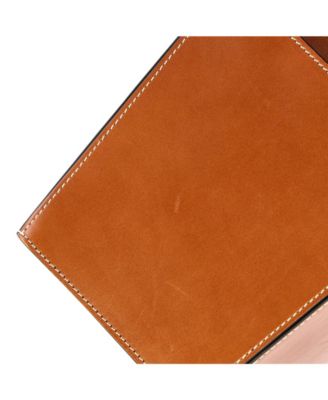 Strap Box Top Handle Bag Leather