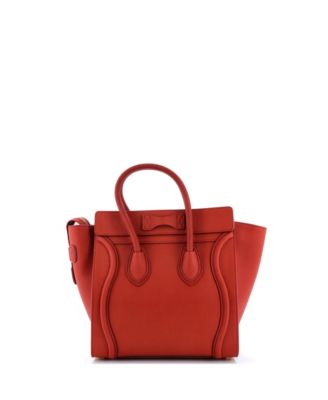 Micro Luggage Bag Grainy Leather