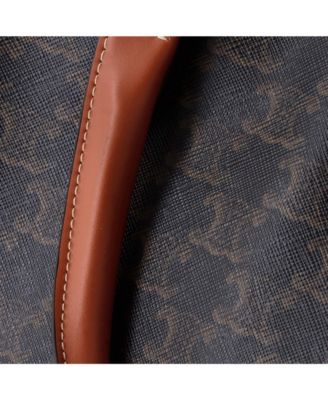 Mini Horizontal Cabas Tote Triomphe Coated Canvas