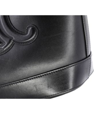 Small Cuir Triomphe Bucket Bag Leather