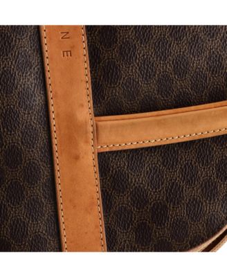 Vintage Logo Convertible Zip Tote Macadam Coated Canvas