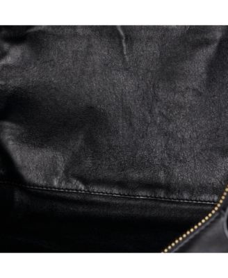 Mini Luggage Bag Printed Canvas and Leather