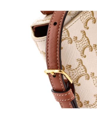 Triomphe East-West Shoulder Bag Triomphe Coated Canvas