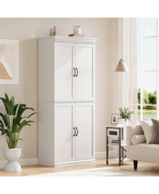 Pantry Cabinet, Freestanding Kitchen Pantry Storage Cabinet,70 in Cupboard, Tall Storage Cabinet with Doors and Adjustable Shelves