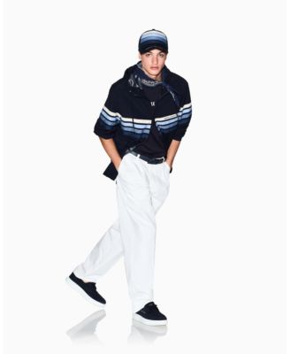 Men's White Edition Cotton Pleat Pants