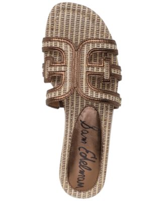 Bay Slip-On Flat Leather Casual Sandals