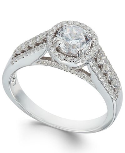 Certified Diamond Engagement Ring (1 ct. t.w.) in Platinum