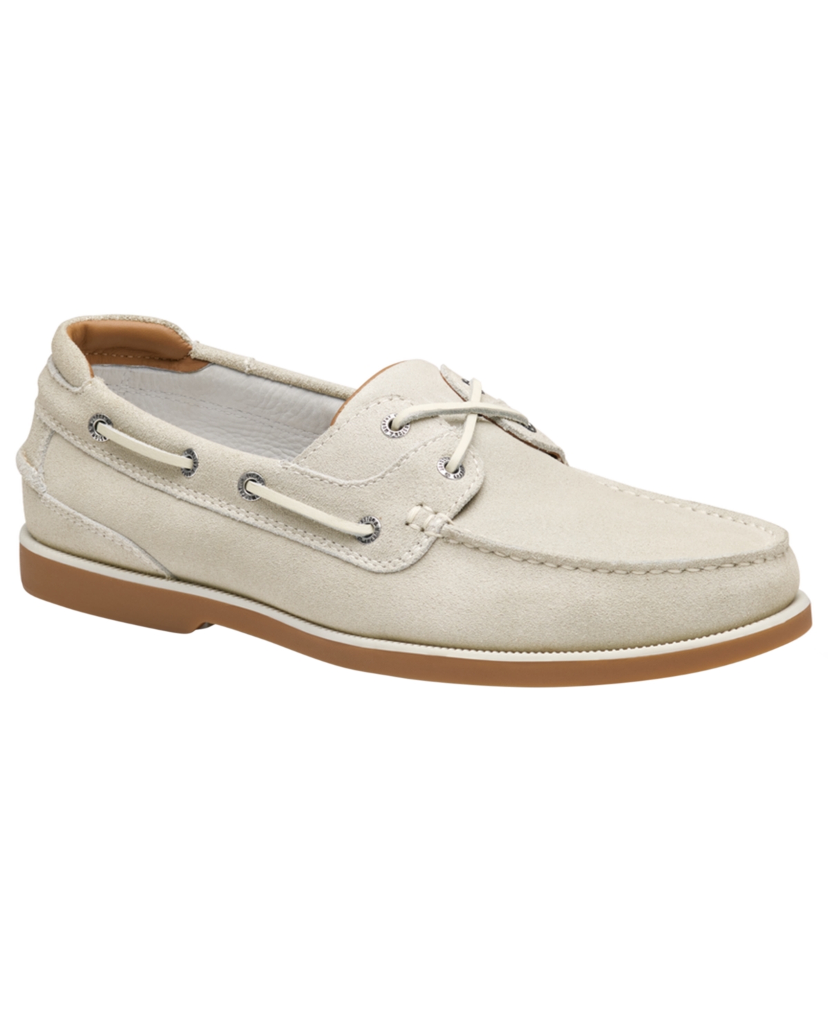 Johnston & Murphy Men's Ventura Two-Eye Round Toe Boat Shoes