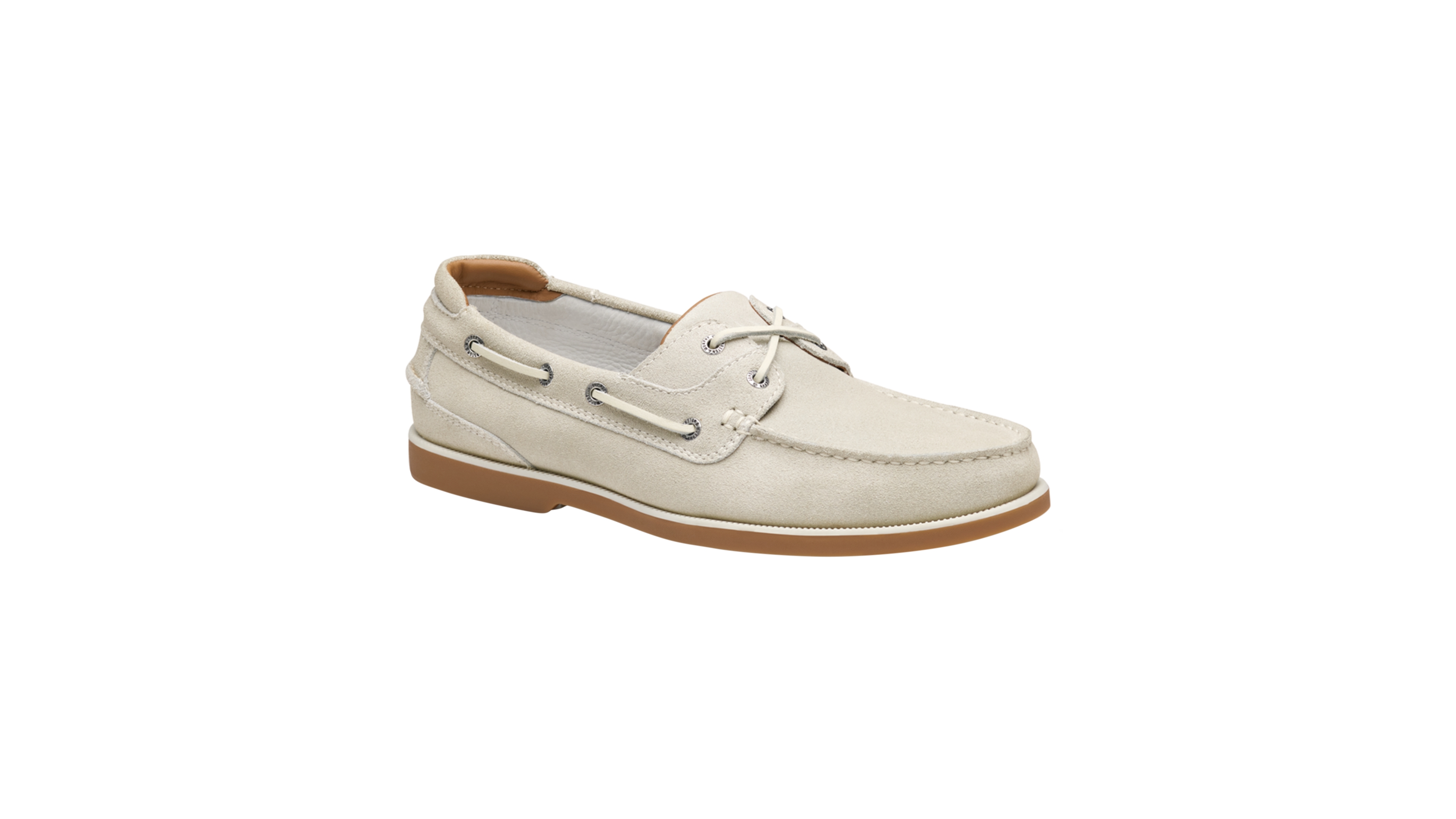 Johnston & Murphy Men's Ventura Two-Eye Round Toe Boat Shoes