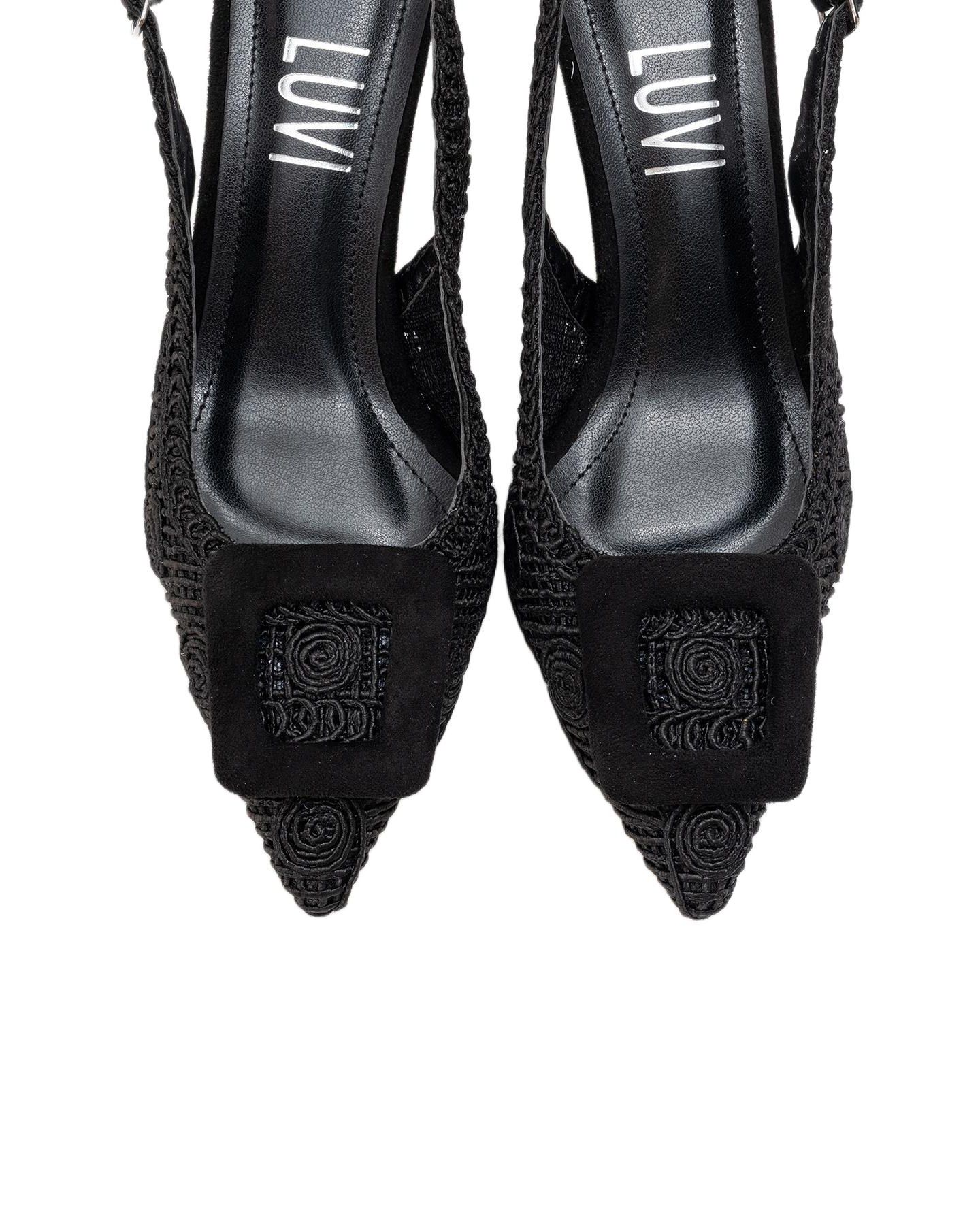 Женские туфли Prologue Shoes Ensley Knitted Buckled Pointed Toe, цвет: Чёрный — фото 3