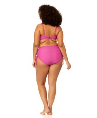 Plus Size Ronda V-Neck Swim Bikini Top