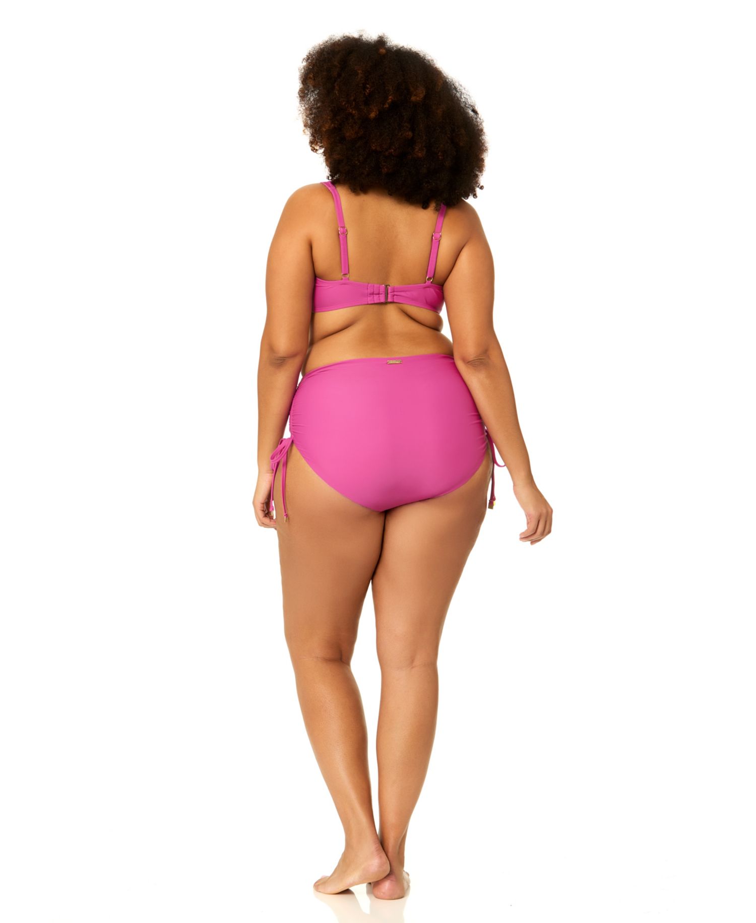 Plus Size Montevideo High-Waist Swim Bottoms