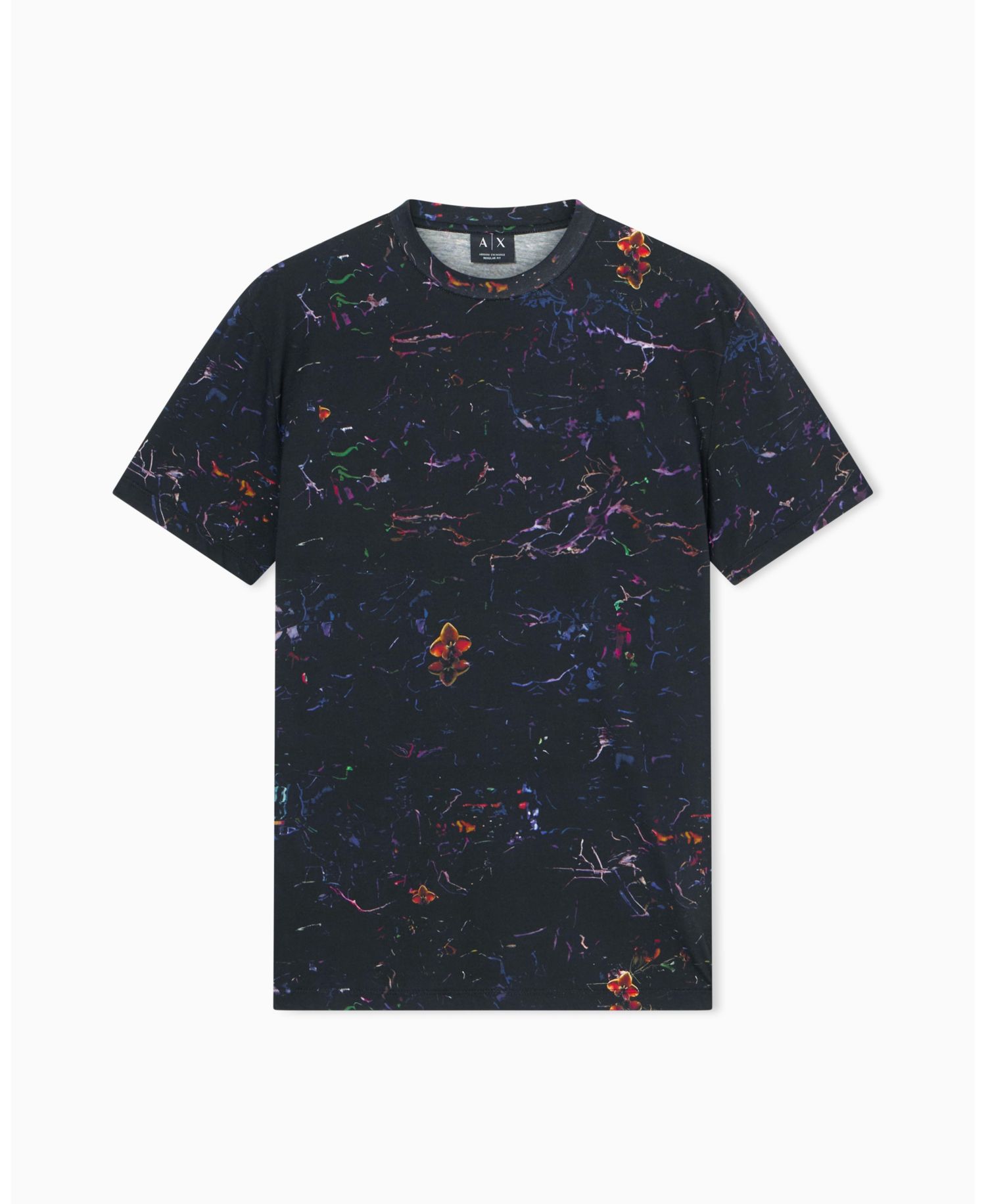 Men's Short Sleeve Floral Print T-Shirt