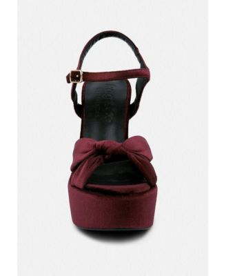 LIDDEL Womens Platform Heel Sandals