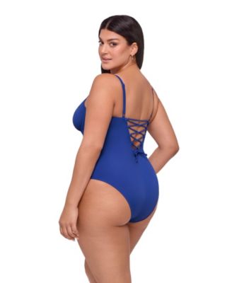 Women's Sculpting Corset Underwire One-Piece Swimsuit