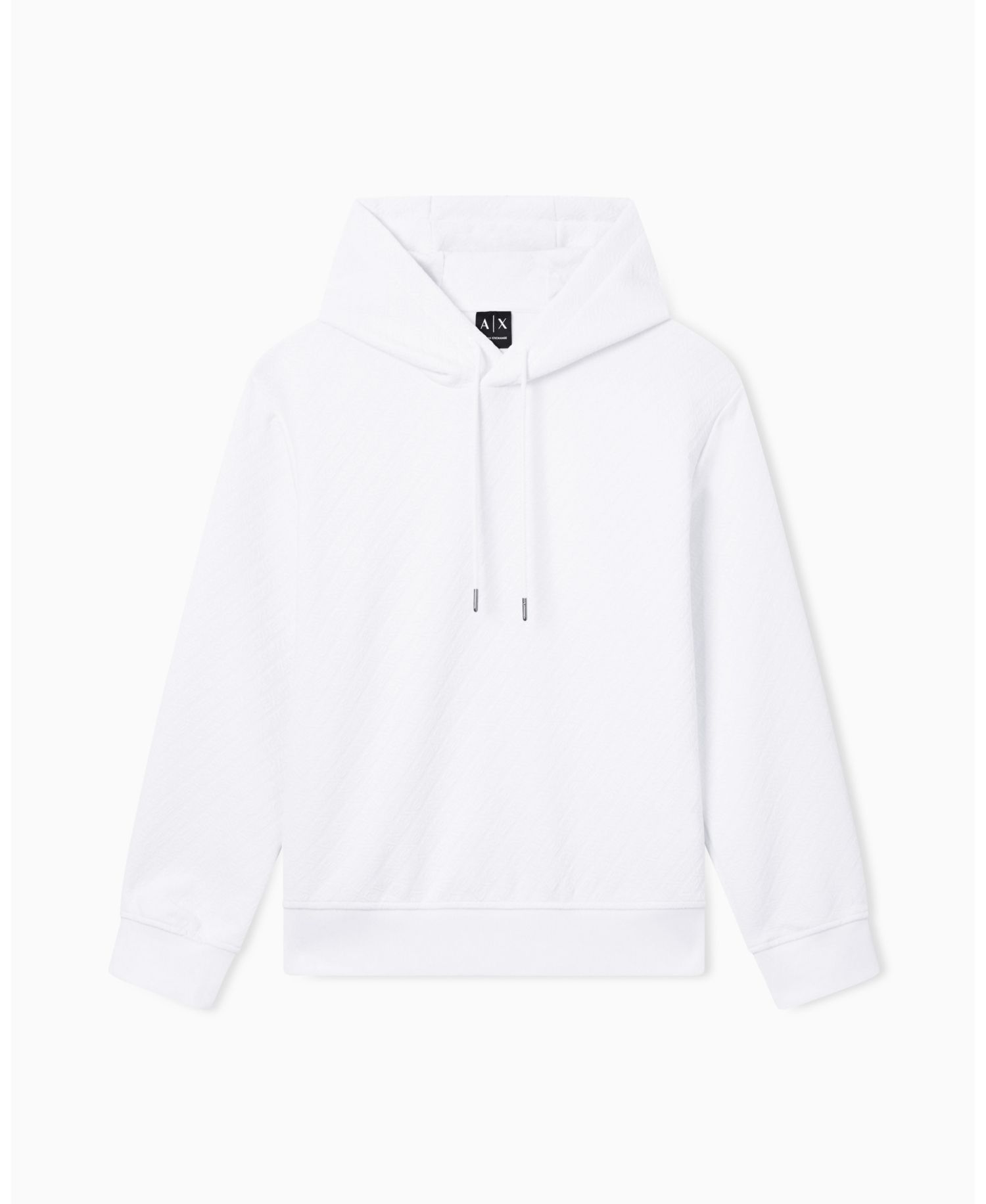 Men's Jacquard Allover Print Logo Hoodie