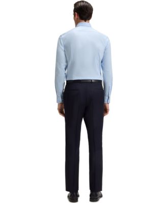 Men's Easy-Iron Slim-Fit Dress Shirt