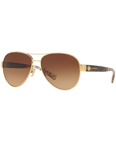 Coach Sunglasses, HC7063 - Sunglasses by Sunglass Hut - Handbags & Accessories - Macy&#39;s